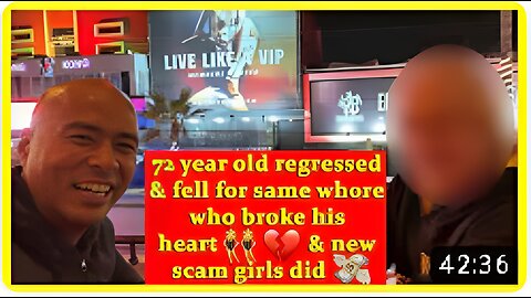 72 year old relapsed & fell for same wh0re who broke his heart👯‍♀️💔& new scam girls did to us💸