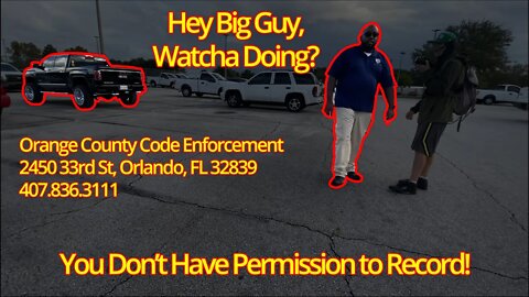 Orange County Code Enforcement Freakout
