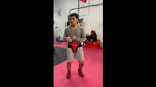 Training for my first amateur fight!!