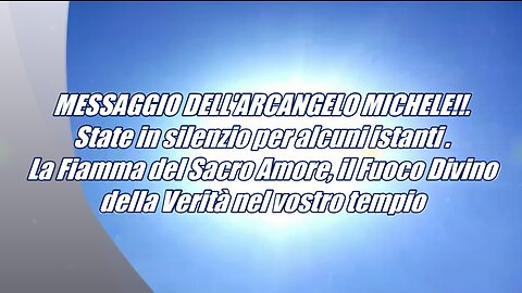 Arcangelo Michele, State In Silenzio Per Alcuni Istanti.