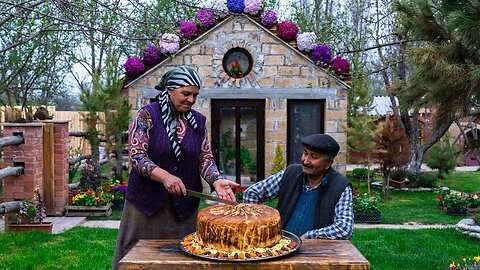 The King Dish of Azerbaijani Cuisine : SHAKH PILAF - With Beef and Pumpkin