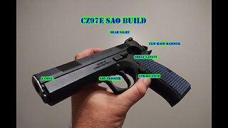 CZ 97B Part 2 - CGW Race Hammer and Wide Shelf Safety install.