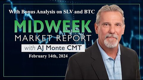 Midweek Report with added bonus analysis on SLV and BTC with AJ Monte CMT