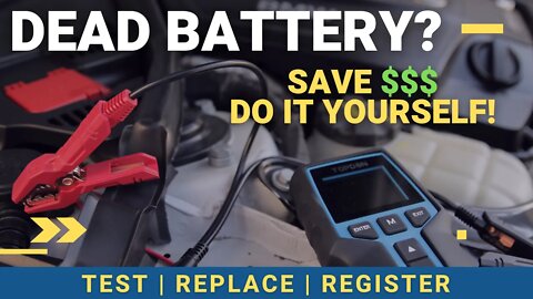 TEST, REPLACE AND REGISTER THE BATTERY IN YOUR BMW F33 / F83!