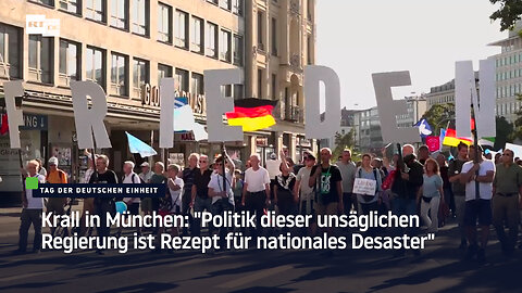 Krall in München: "Politik dieser unsäglichen Regierung ist Rezept für nationales Desaster"