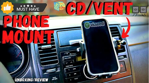 CD/Vent 2 in 1 Universal Phone Holder Amazon - Unboxing/Review