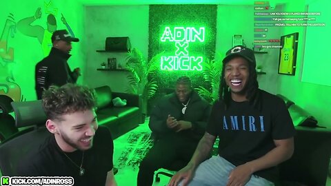 Adin Ross Trolls Charleston White With Zias & Blou (FUNNY)