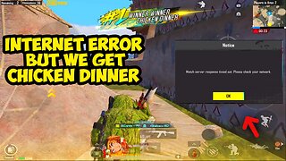 Network ERROR But We Get Chicken Dinner Pubg Mobile