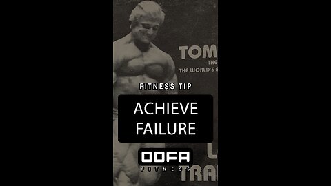 Tom Platz | ACHIEVE FAILURE