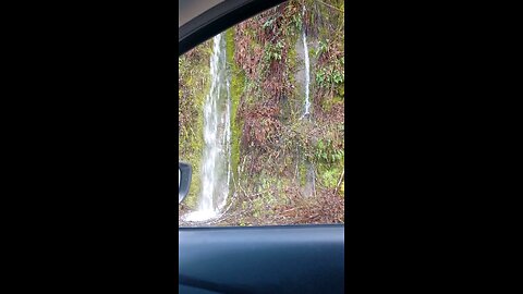 small waterfall off Hwy 20