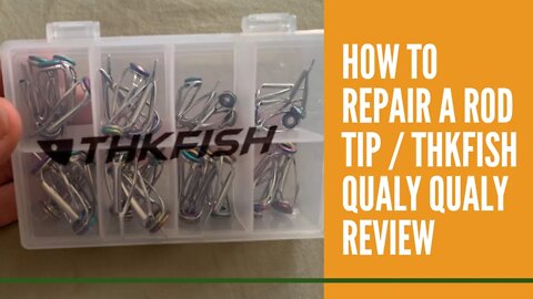 QualyQualy Fishing Rod Guides Tip Tops Replacement Repair Kit / THKFISH