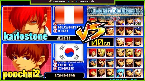 The King of Fighters 2002 (karlostone Vs. poochai2) [Peru Vs. South Korea]