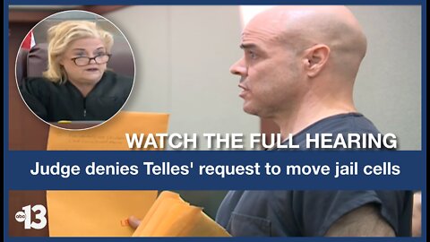 FULL VIDEO: Judge denies Telles' request for 'better accommodations' at detention center