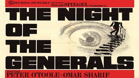THE NIGHT OF THE GENERALS 1967 German Investigator Takes Decades to Solve Murder FULL MOVIE HD & W/S