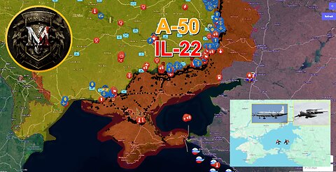 The Russians Lost 2 Reconnaissance Planes Over The Sea Of Azov. Military Summary For 2024.01.15
