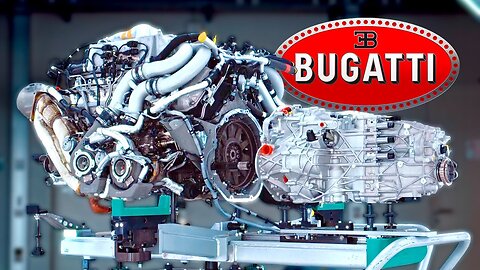 The LAST Bugatti W16 Engine