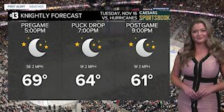 2021 Knightly forecast for Nov. 16 game vs. Carolina Hurricanes