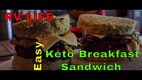 Keto Breakfast Sandwich Easy And Delicious | RV Life