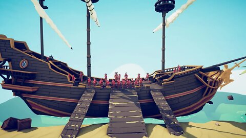 Pirate WAR ! Pirate VS Pirate. Tottaly accurate Battle Simulator. TABS