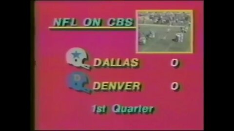 1980-09-14 Dallas Cowboys vs Denver Broncos