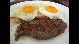 Steak and Egg breakfast Keto Style