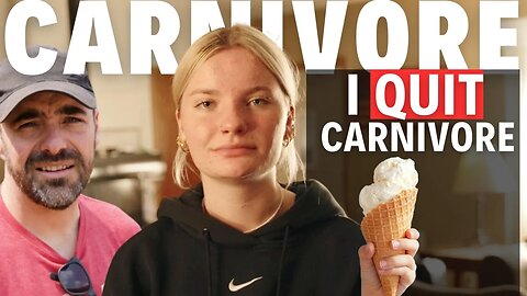 She Quit Carnivore (former Vegan) OFF for a Month and counting,...