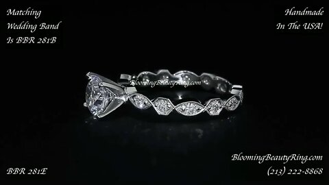 BBR 281E Handmade In The USA Diamond Engagement Ring