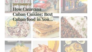 How Casavana Cuban Cuisine: Best Cuban food in South Florida can Save You Time, Stress, and Mon...