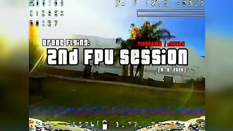 Drone Flying: 2nd FPV Session (TinyHawk + x3 - 1s Paks)