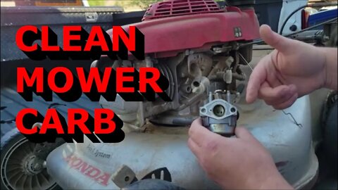 How to Clean Your Mower Carb and Understand Why You Are Doing It