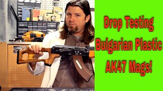 Bulgarian Plastic Magazine Drop Test