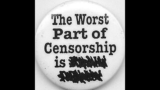 THE CENSORSHIP WILL CONTINUE UNTIL FREE SPEECH IS DEAD.