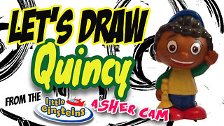 Drawing Quincy from The Little Einsteins! (Basic shapes and lines)