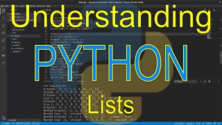 Understanding Python: Lists