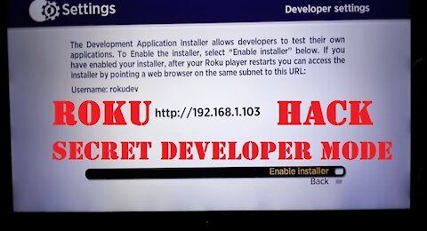 Roku Tricks Hack: How To Unlock Developer Apps Install Mode