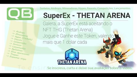 #NFT - Jogo Thetan Arena - Ganhe Tokens NFT jogando no FREE