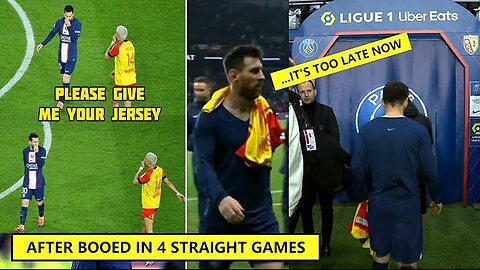 PSG Fans Finally Chanted Messi's Name But Messi Left Without Greeting Them vs Lens!