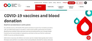 Does The Canadian Red Cross Identify Covid Vaccinated Blood Donation? Should They?