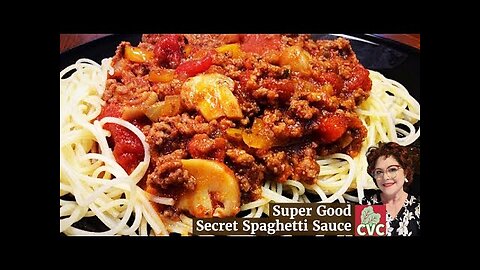 Secret Spaghetti Meat Sauce - Old Fashioned - Southern Cooking