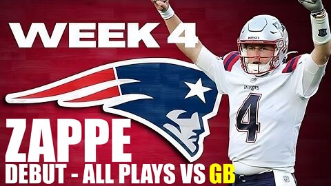 BAILEY ZAPPE DEBUT – All Plays from Week 4: Patriots vs Green Bay Packers
