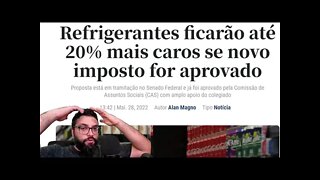 AUMENTO DE IMPOSTOS sobre REFRIGERANTE 'para o seu bem'