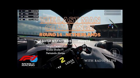 THE LAST MAN CHALLENGE | Round 14- ZANDVOORT | F1 MOBILE RACING 2023