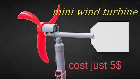 How to make mini wind turbine generator || how to make free energy generator