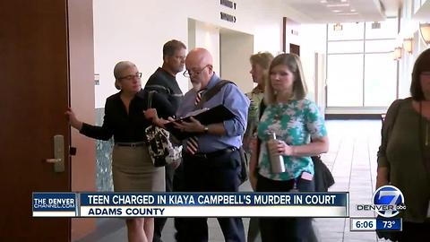 Hearing set to determine if teen accused of killing Kiaya Campbell will be tried as adult