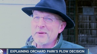Explaining Orchard Park's Plow Decision