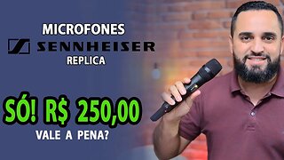 Microfone sem fio Sennheiser APENAS R$ 260,00 - Vale a pena? Replica