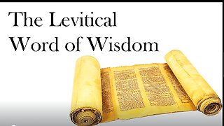 Joshua Erickson - The Levitical Word of Wisdom - RTC 2023