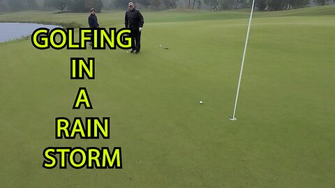 Golfing In A Rain Storm