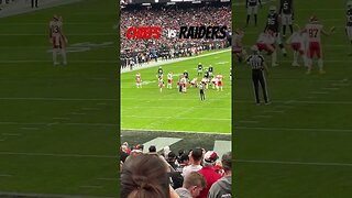 Patrick Mahomes takes the field in Allegiant stadium #shorts #nfl #chiefs #raiders