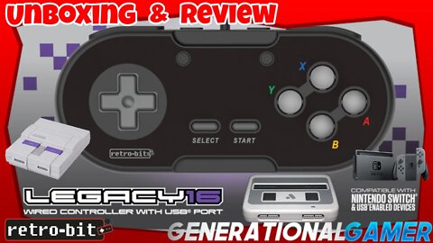 Retro-Bit Wireless Legacy 16 Reviewed on Super Nt and Nintendo Switch